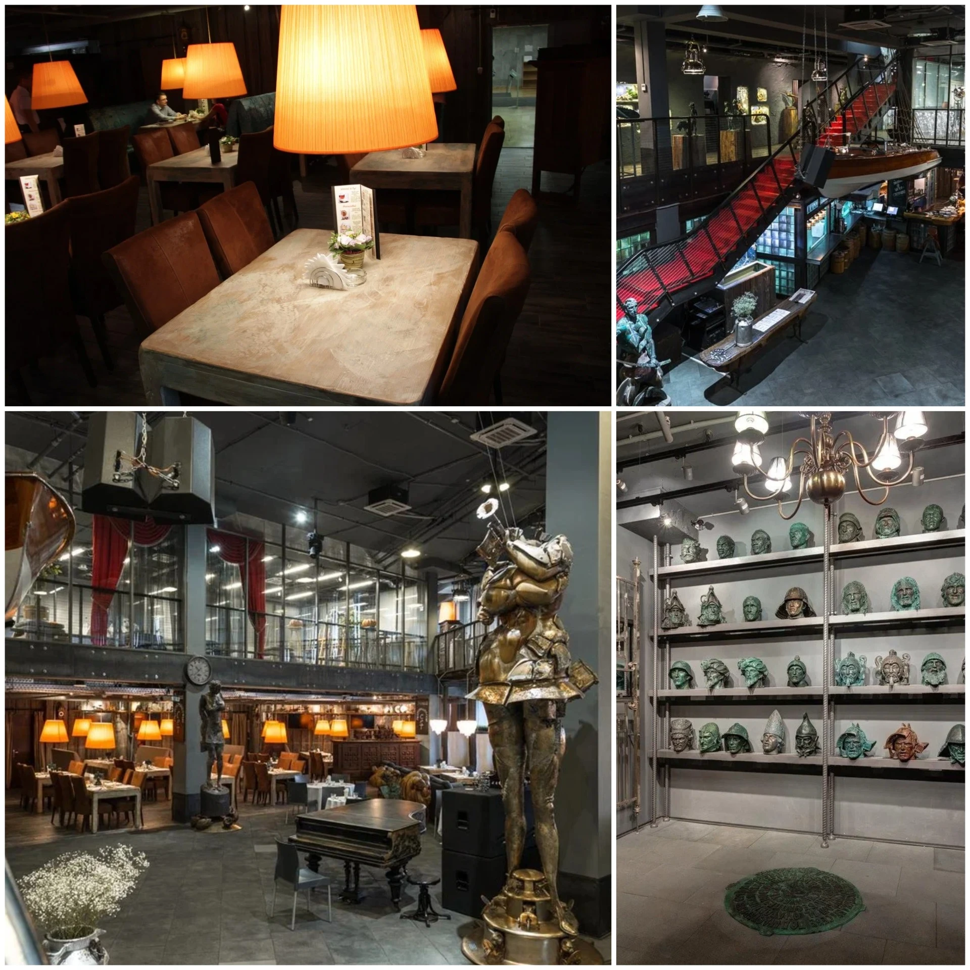 Арт-кафе «Рукав». это двухуровневое заведение, где есть не только ресторан с европейской и русской кухней, но и художественная мастерская и галерея Александра Рукавишникова, основателя локации.